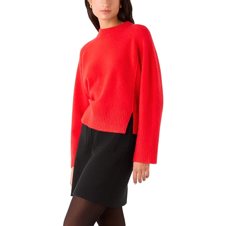 Whistles Side Split Knit Top