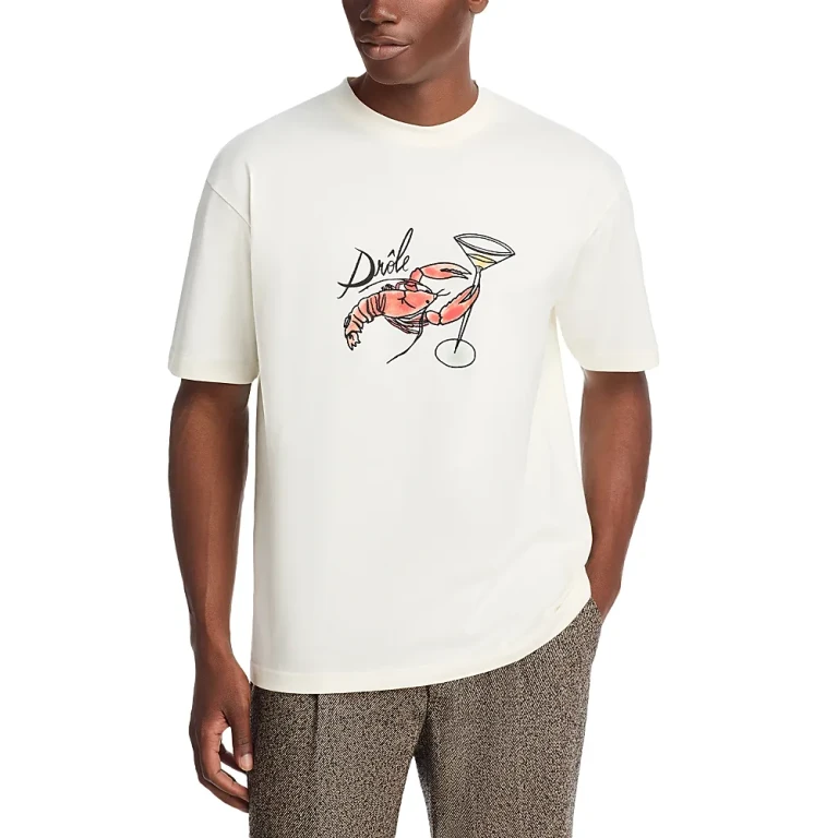 Drole De Monsieur Men's Crab Graphic T-Shirt