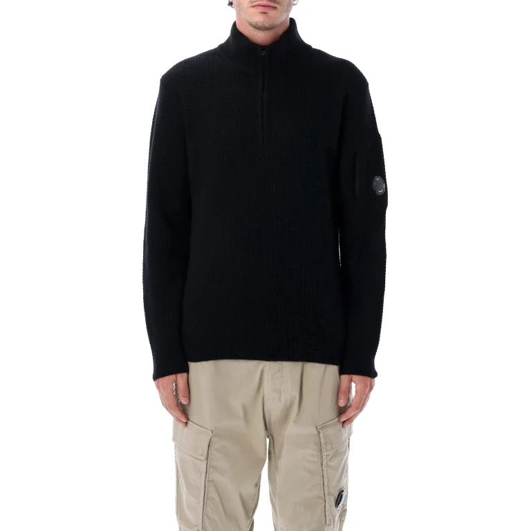 C. P. COMPANY Sweater Men color Black (19CMKN130A110149A999)