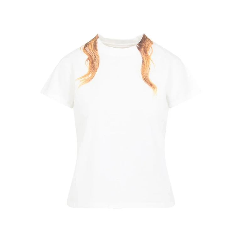 MM6 Maison Margiela T-Shirt - Crème