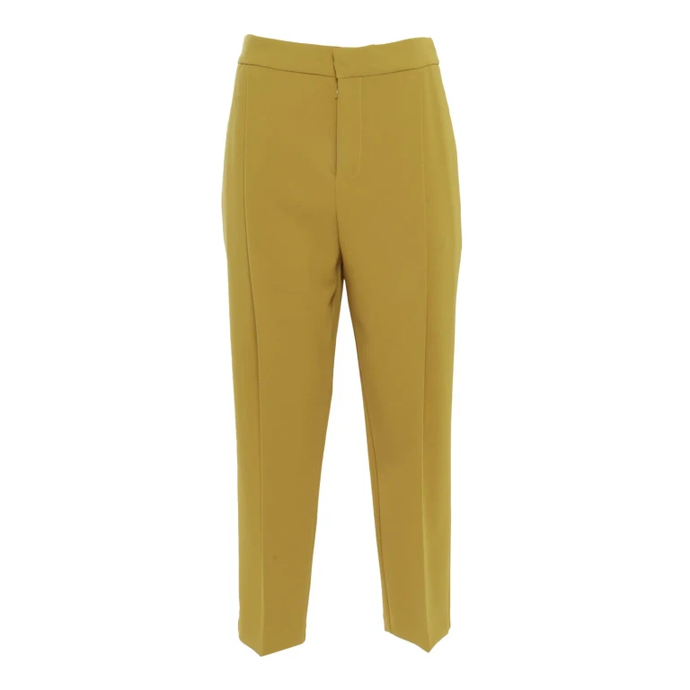 Elisabetta Franchi Elegant Yellow Trousers