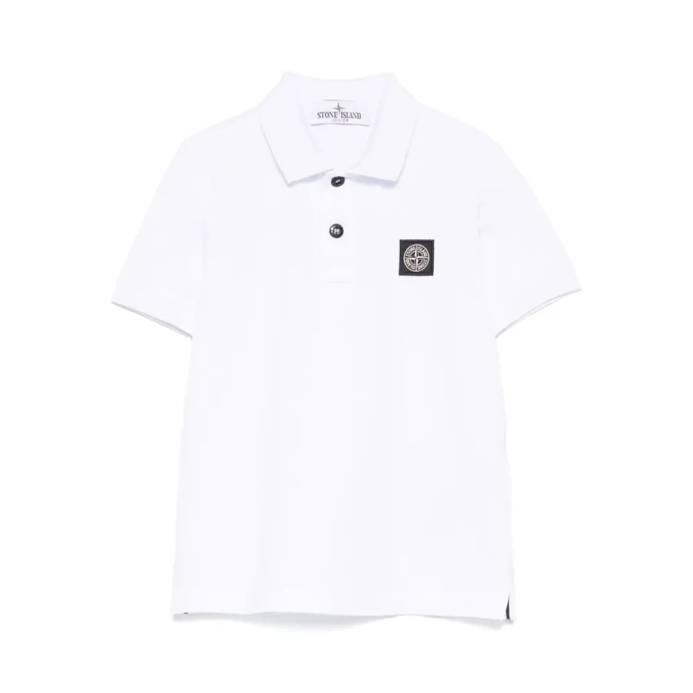Stone Island Compass-badge Piqué Polo Shirt