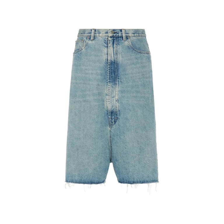 Maison Margiela Dropped-rise Denim Shorts