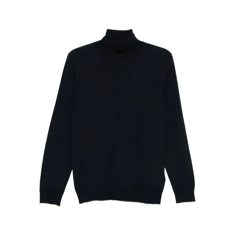 Barena Venezia Pull Col Roulé - Bleu