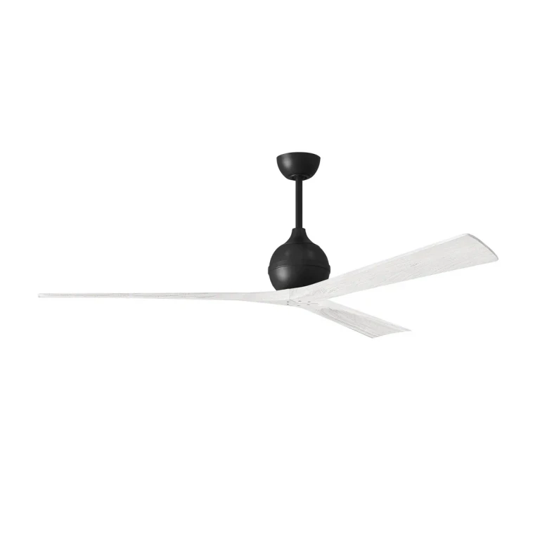 Matte Black 72" Ceiling Fan from the Irene-3 Collection