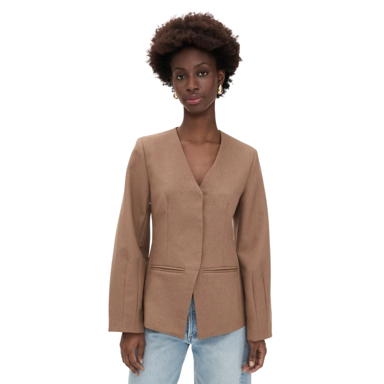 4th & Reckless Stanlie Blazer Taupe L
