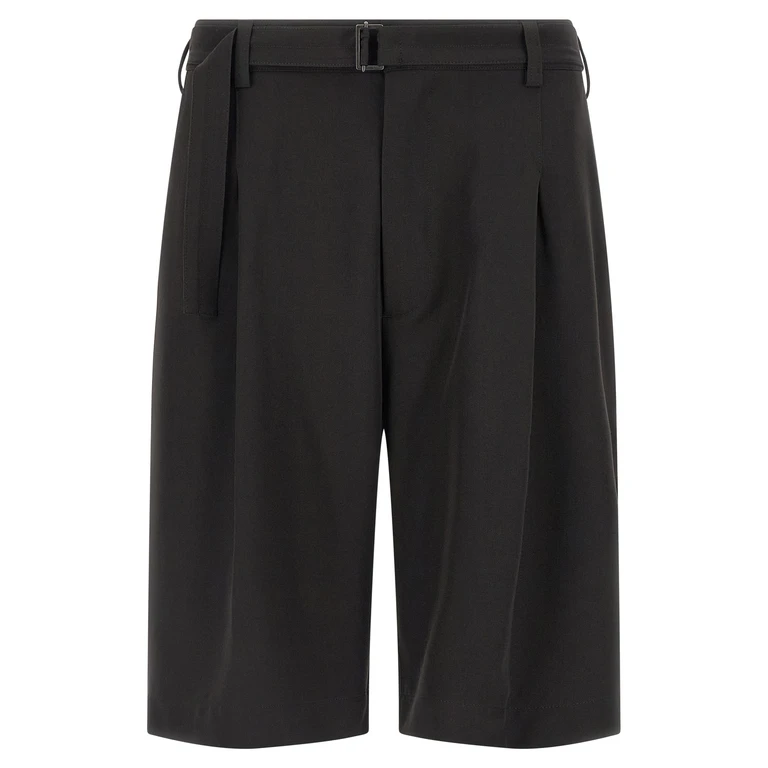 Cellar Door Viper bermuda shorts Black Polyester Viscose Elastane Bermuda - Men