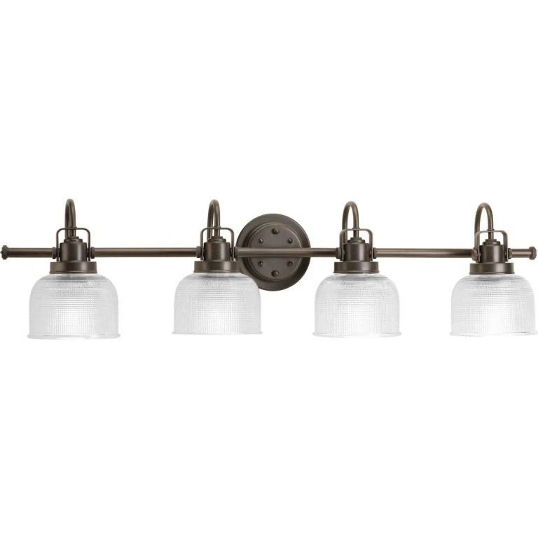 Venetian Bronze Four Light Bath Bracket from the Archie Collection