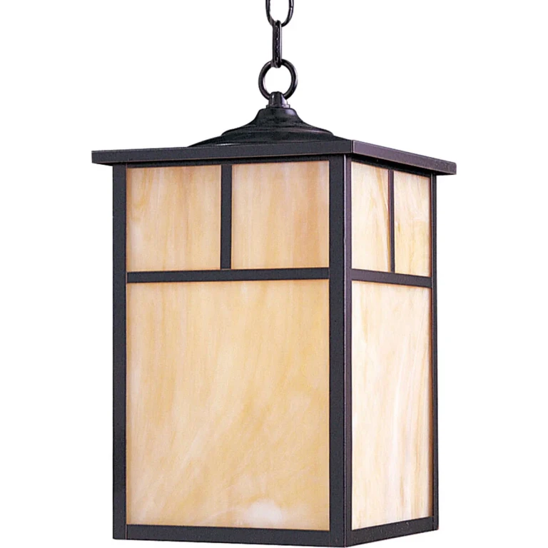 Coldwater 15" Outdoor Hanging Light in Black