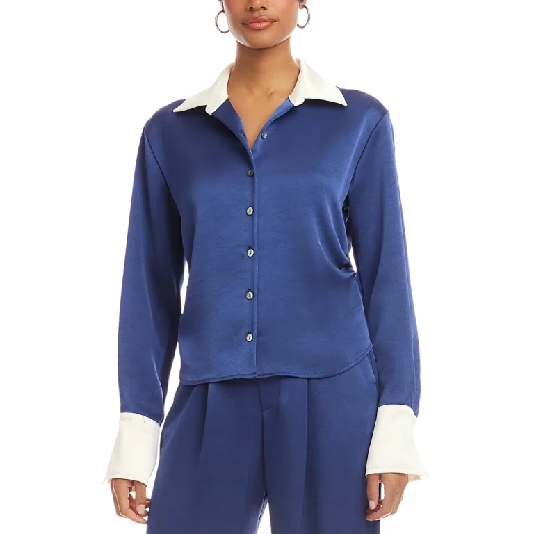 Fifteen Twenty Contrast Tawnie Shirt