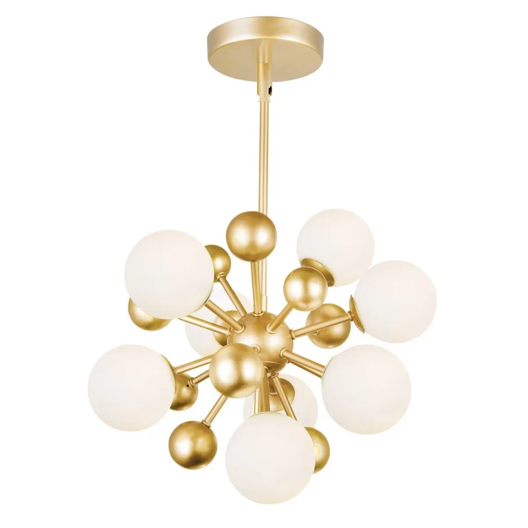 Sun Gold LED Chandelier from the Element Collection