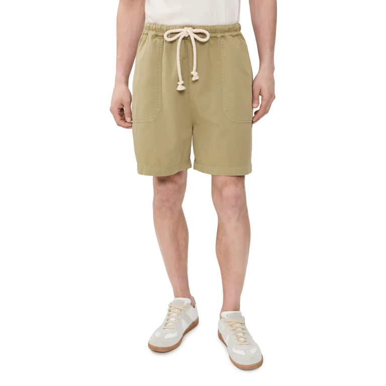 Officine Generale Fitz Shorts 4.75 British Khaki 54