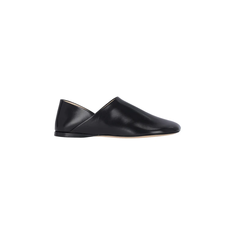 Loewe Flat Shoes Black Exterior: Goat Skin - Women