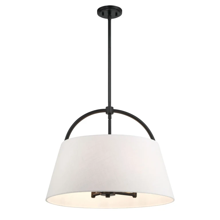 Coal Four Light Island Pendant from the Headington Collection