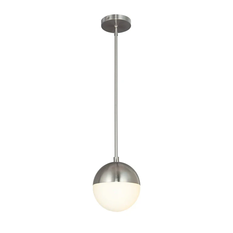 Brushed Nickel Pendant from the Fusion Collection