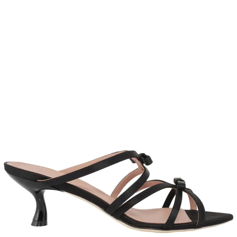 Malone Souliers Bowrama Satin Sandals