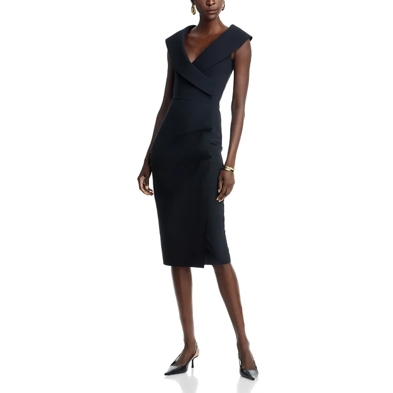 Chiara Boni La Petite Robe Draped Faux Wrap Dress - Exclusive