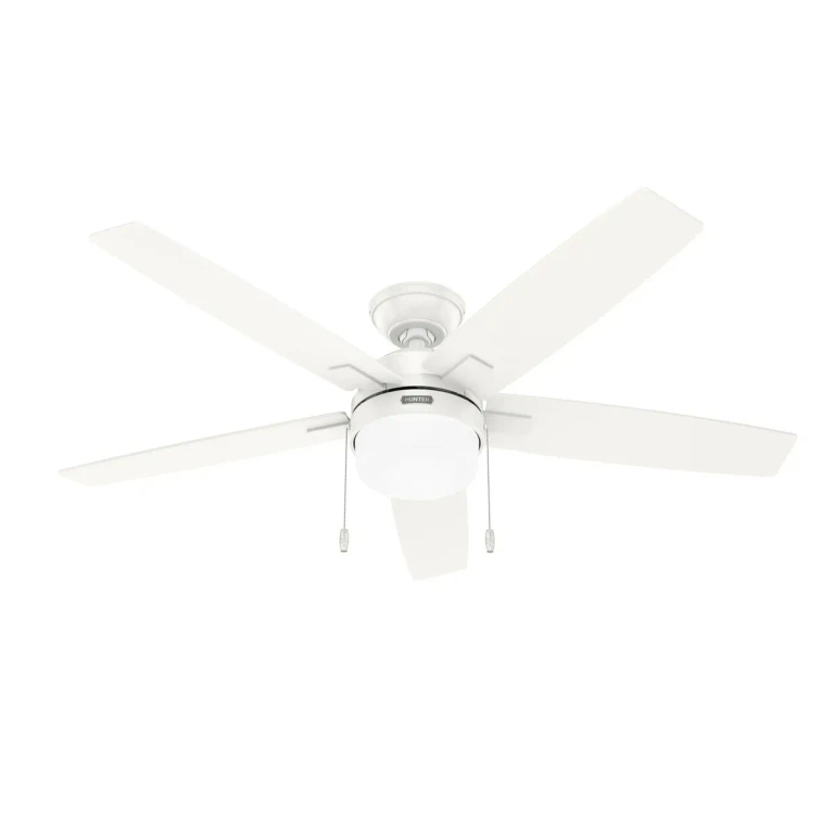 Fresh White 44"Ceiling Fan from the Anisten Collection