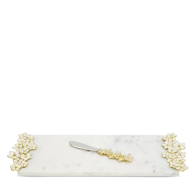 Michael Aram Cherry Blossom Small Cheese Board with Knife