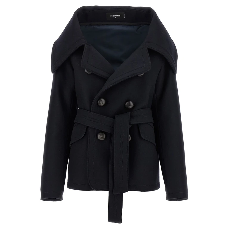 Dsquared2 peacoat Robe Coat