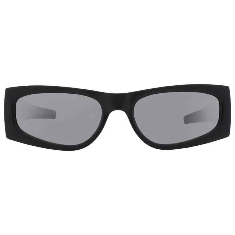 Saint Laurent Silver Mirror Rectangular Ladies Sunglasses SL M140 002 56