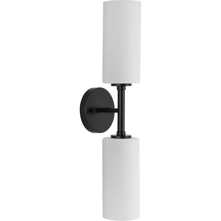 Matte Black Two Light Wall Bracket from the Cofield Collection