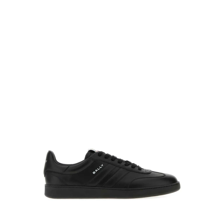 Bally Black Leather Rivy Sneakers