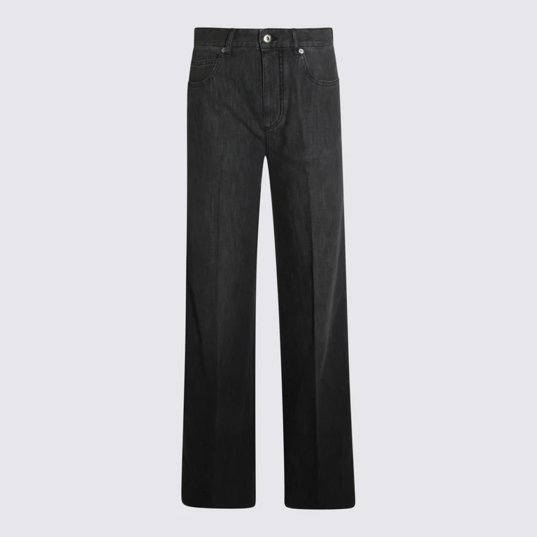 Bottega Veneta Trousers Washed Black _co - Women