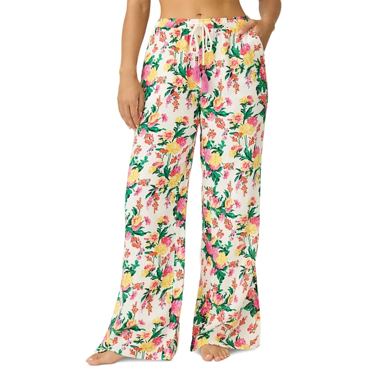 Pq Swim Floral Wide Leg Pants