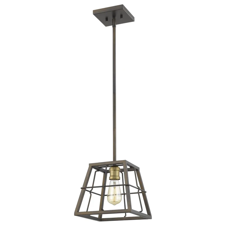 Oil-Rubbed Bronze One Light Mini Pendant from the Charley Collection