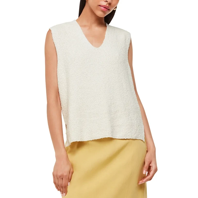 Whistles Textured Tank Top