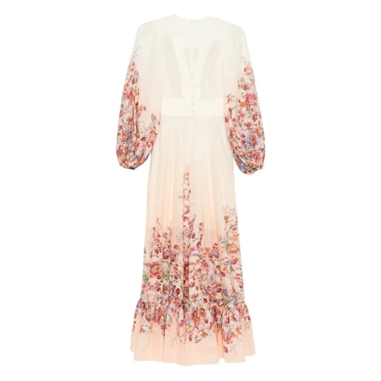 Robe longue Zimmermann Awaken Plunge
