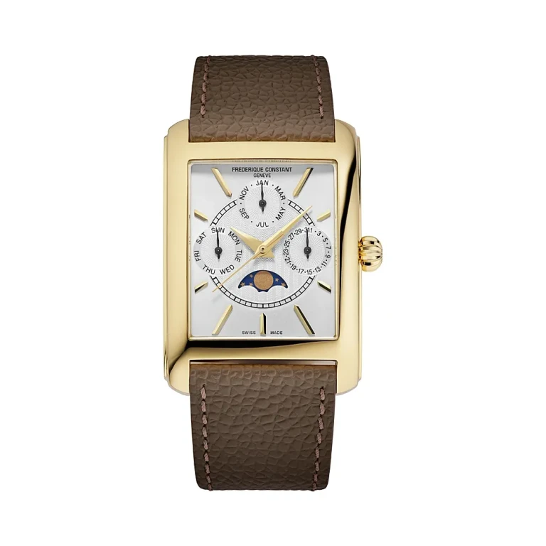 Frederique Constant Classics Carree Quartz Moonphase Watch, 30mm x 42mm