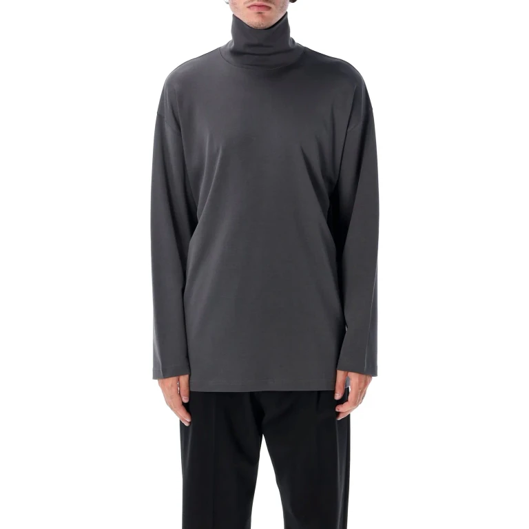 Lemaire Relaxed Mock Neck T-shirt