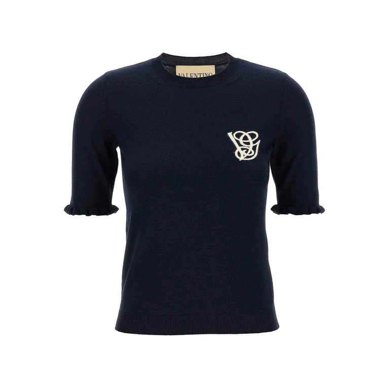 Valentino Garavani Vg Embroidery Top