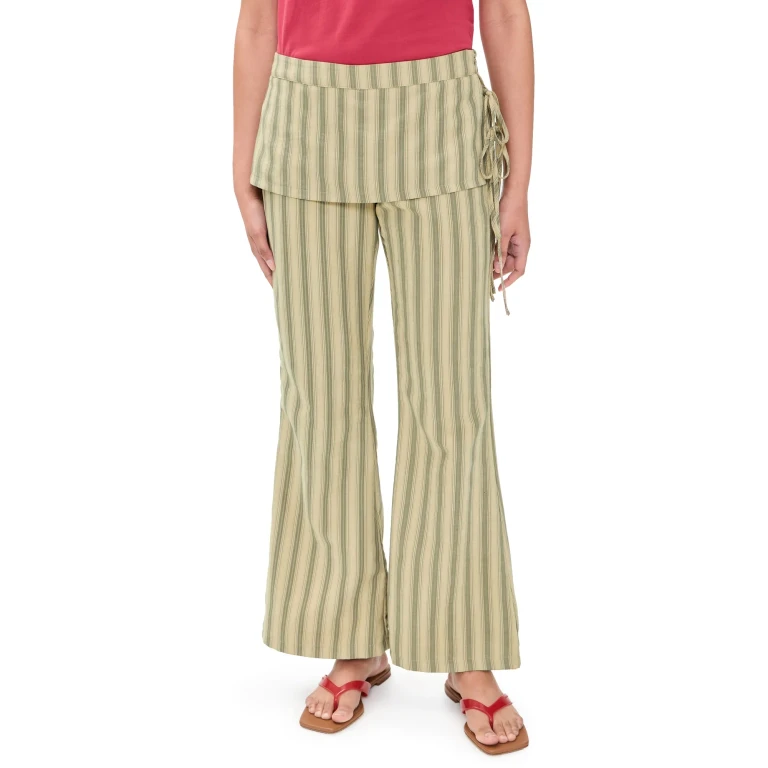 Lioness Alpine Pants Beige Stripe XXL
