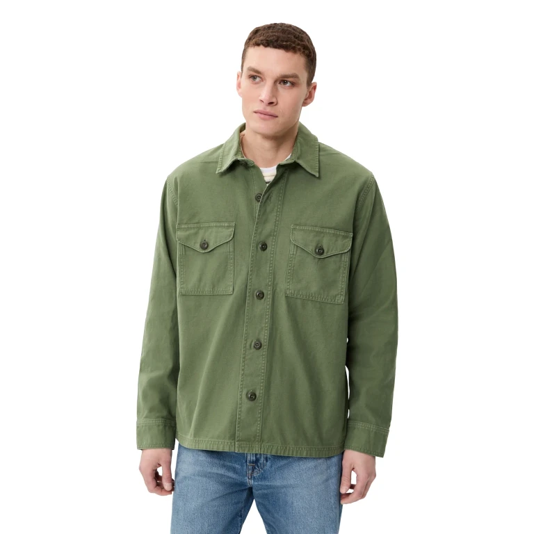 Filson Field Shirt Jacket Washed Fatigue Green XL