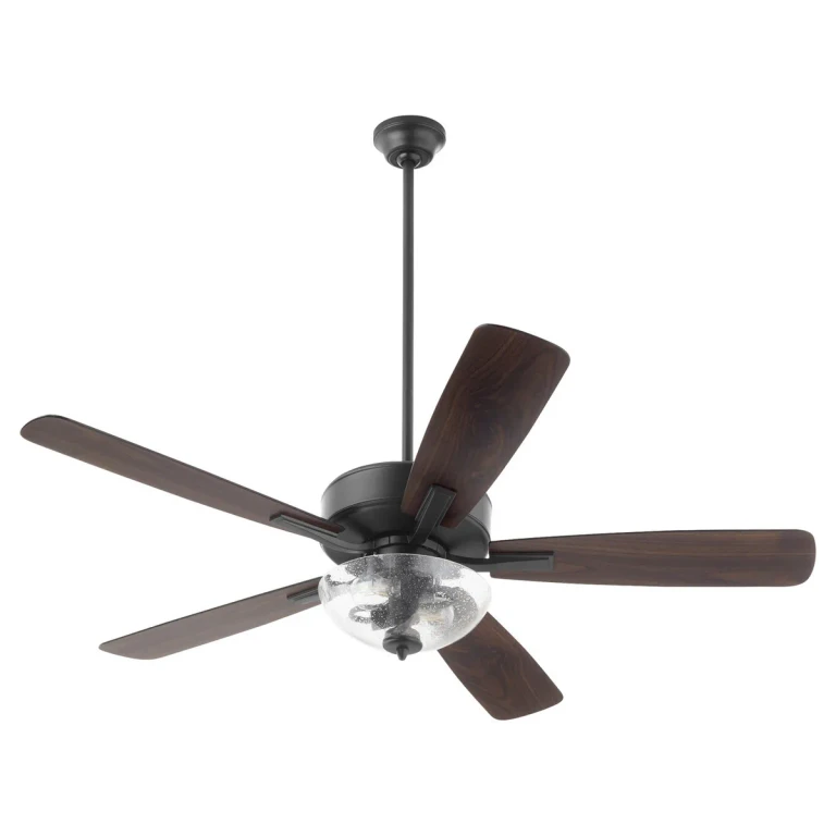 Matte Black 52"Ceiling Fan from the Ovation Collection