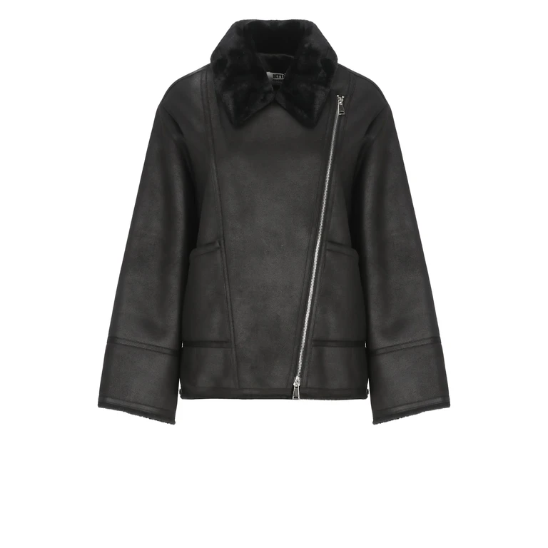 Betta Corradi Synth Leather Jacket