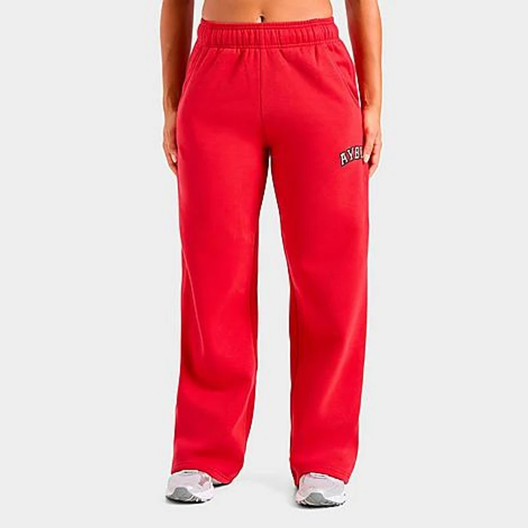 Varsity 2.0 Oversized rechte pijp jogger in het zwart