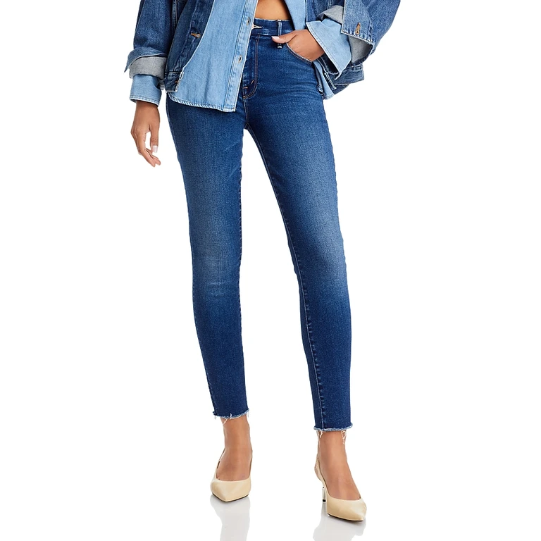 Mother The Looker Fray Ankle Jeans in Yakkity Yak