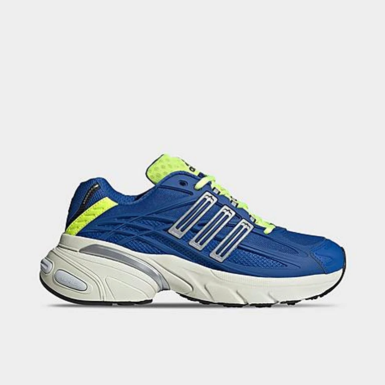 adidas Men's Adistar XLG 2.0 Casual Shoes in Blue/Silver Metallic/Solar Yellow Size: 7.5