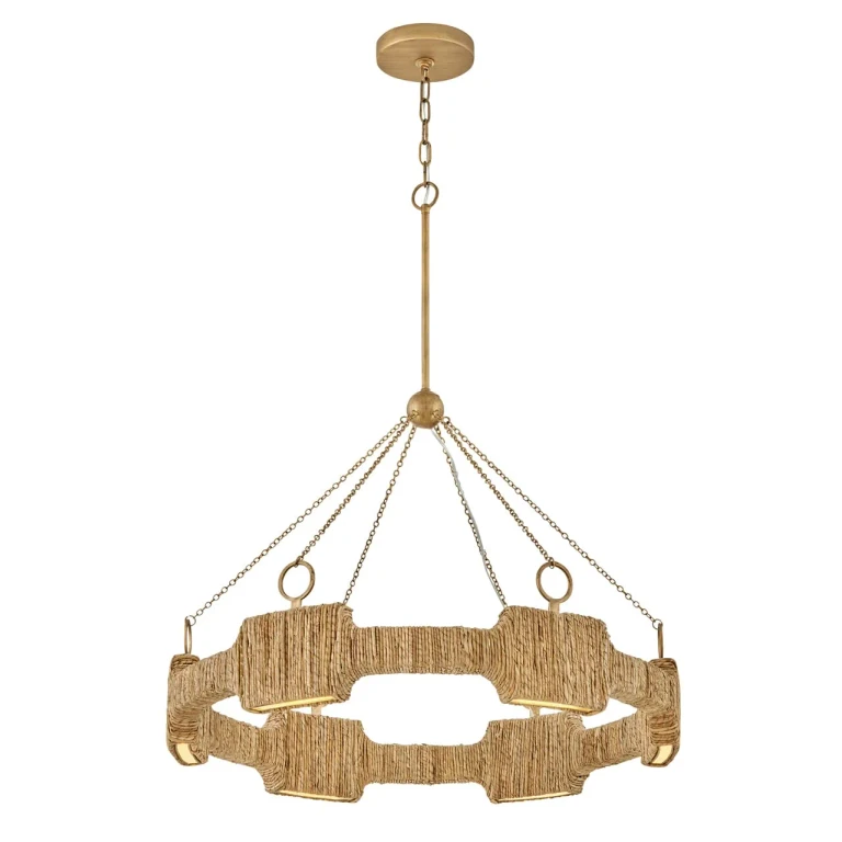 Burnished Gold LED Chandelier from the Raffi Collection