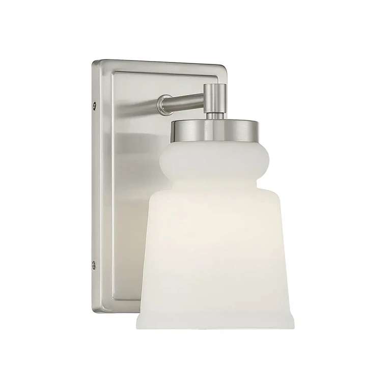 Trade Winds Faye 1-Light Wall Sconce in Brushed Nickel - TW92273BN