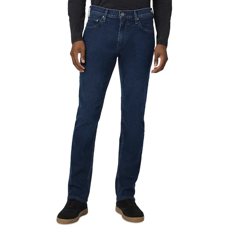 Paige Federal Slim Straight Jeans in Brenigan Blue