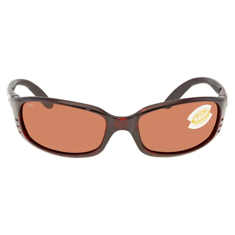 Costa Del Mar BRINE Copper Polarized Polycarbonate Mens Sunglasses BR 10 OCP 59