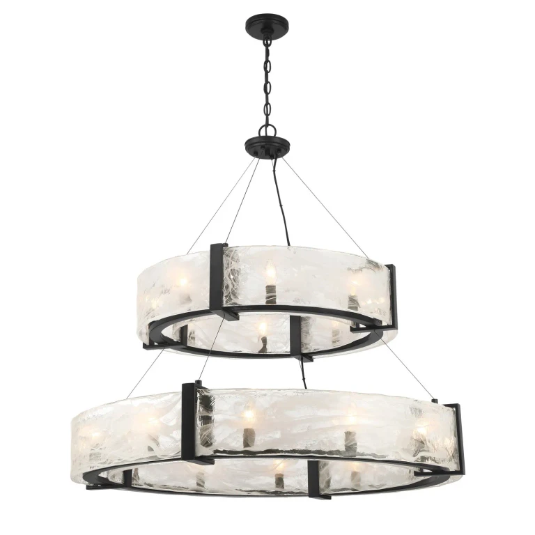Coal 20 Light Pendant from the Cloud Break Collection