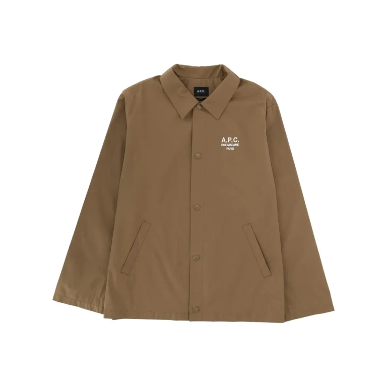 A. P.C. Jacket Men color Brown (PSALQH02960CAC)