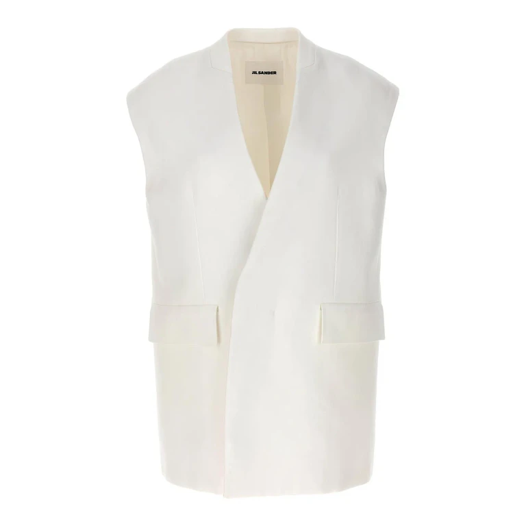Chaleco Jil Sander - Blanc