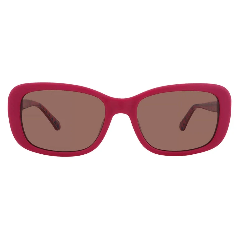 Moschino Brown Rectangular Ladies Sunglasses MOL060/S 0MU1/70 55